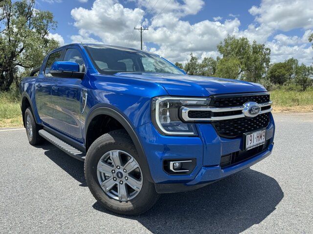 Used Ford Ranger PY 2023.50MY XLT Emerald, 2023 Ford Ranger PY 2023.50MY XLT Blue Lightning 10 Speed Sports Automatic Double Cab Pick Up