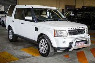 2011 Land Rover Discovery 4 Series 4 MY11 TdV6 CommandShift White 6 Speed Sports Automatic Wagon.