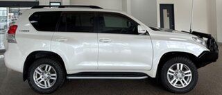 2013 Toyota Landcruiser Prado KDJ150R MY14 VX White 5 Speed Sports Automatic Wagon.