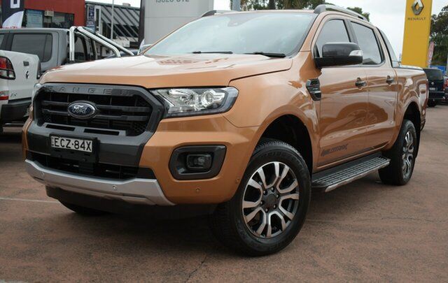 Used Ford Ranger PX MkIII MY19 Wildtrak 2.0 (4x4) Brookvale, 2019 Ford Ranger PX MkIII MY19 Wildtrak 2.0 (4x4) Orange 10 Speed Automatic Double Cab Pick Up