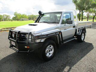2021 Toyota Landcruiser VDJ79R GXL Silver Pearl 5 Speed Manual Cab Chassis
