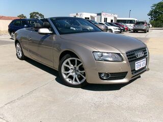 2011 Audi A5 8T MY11 Multitronic Beige 8 Speed Constant Variable Cabriolet.