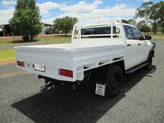2020 Toyota Hilux GUN126R SR Double Cab Glacier White 6 Speed Manual Cab Chassis.