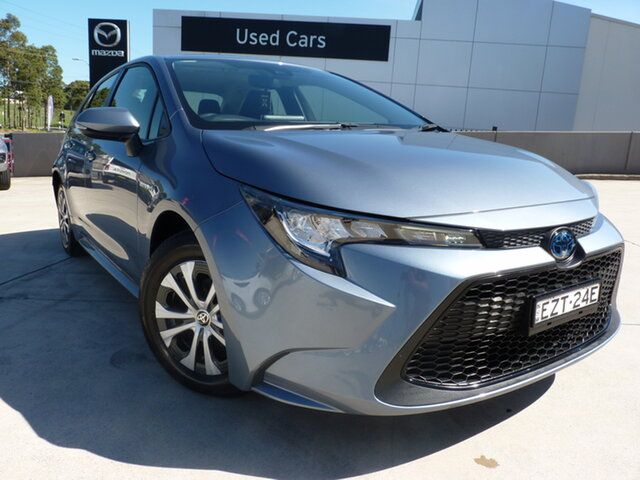 Pre-Owned Toyota Corolla ZWE211R Ascent Sport Hybrid Blacktown, 2021 Toyota Corolla ZWE211R Ascent Sport Hybrid Celestite Grey Continuous Variable Sedan