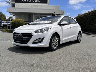 2016 Hyundai i30 GD4 Series II MY17 Active White 6 Speed Sports Automatic Hatchback.
