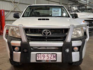 2011 Toyota Hilux KUN26R MY10 SR White 5 Speed Manual Cab Chassis