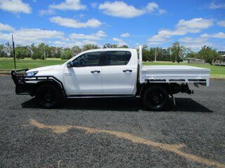 2020 Toyota Hilux GUN126R SR Double Cab Glacier White 6 Speed Manual Cab Chassis