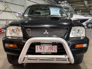 2005 Mitsubishi Triton MK MY05.5 GLX-R Double Cab Black 5 Speed Manual Utility