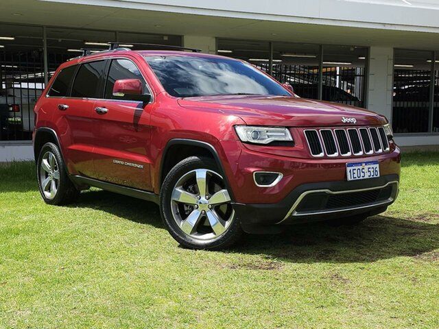 Used Jeep Grand Cherokee WK MY2014 Limited Victoria Park, 2014 Jeep Grand Cherokee WK MY2014 Limited Red 8 Speed Sports Automatic Wagon
