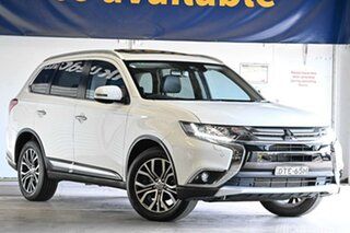2017 Mitsubishi Outlander ZK MY17 Exceed 4WD White 6 Speed Sports Automatic Wagon.