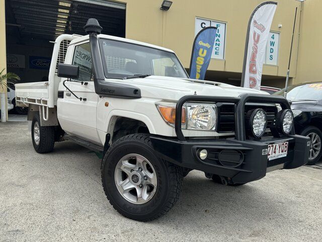 Used Toyota Landcruiser VDJ79R MY18 Workmate (4x4) Capalaba, 2018 Toyota Landcruiser VDJ79R MY18 Workmate (4x4) White 5 Speed Manual Cab Chassis