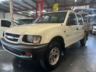 2000 Holden Rodeo TF R9 LX Crew Cab White 5 Speed Manual Utility