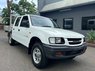 2000 Holden Rodeo TF R9 LX Crew Cab White 5 Speed Manual Utility