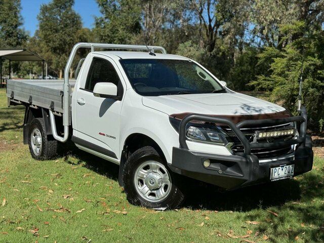 Used Holden Colorado RG MY19 LS Wodonga, 2019 Holden Colorado RG MY19 LS White 6 Speed Sports Automatic Cab Chassis