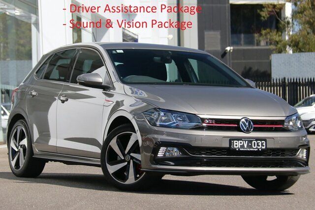 Used Volkswagen Polo AW MY21 GTI DSG Port Melbourne, 2021 Volkswagen Polo AW MY21 GTI DSG Limestone Grey 6 Speed Sports Automatic Dual Clutch Hatchback