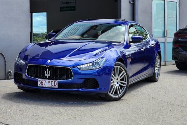 Used Maserati Ghibli M157 MY14 Albion, 2014 Maserati Ghibli M157 MY14 Blue 8 Speed Sports Automatic Sedan