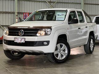2016 Volkswagen Amarok 2H MY17 TDI420 4MOTION Perm Core White 8 Speed Automatic Cab Chassis