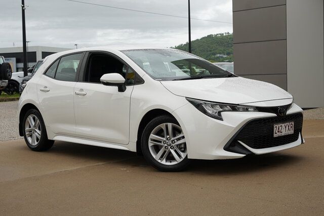 Used Toyota Corolla Mzea12R Ascent Sport Townsville, 2019 Toyota Corolla Mzea12R Ascent Sport White 10 Speed Constant Variable Hatchback