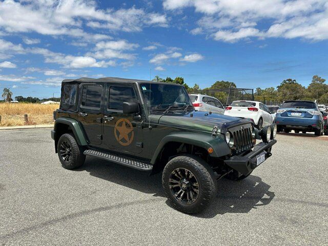 Used Jeep Wrangler Unlimited JK MY12 Sport (4x4) Wangara, 2012 Jeep Wrangler Unlimited JK MY12 Sport (4x4) Green 6 Speed Manual Softtop