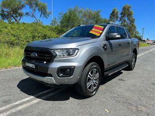 2021 Ford Ranger PX MkIII 2021.75MY Wildtrak Silver 6 Speed Manual Double Cab Pick Up.