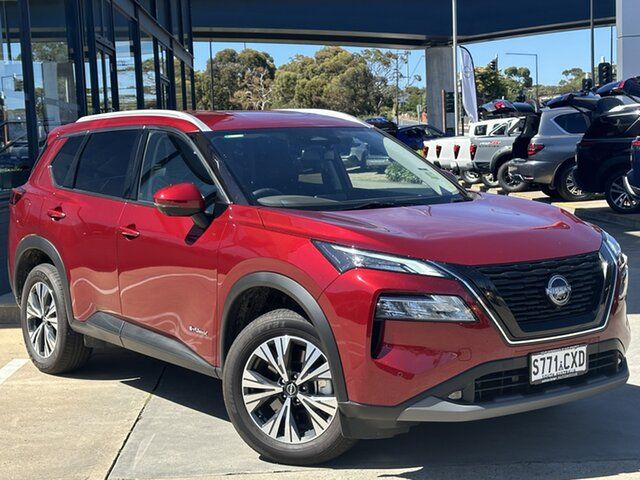 Demo Nissan X-Trail T33 MY23 ST-L e-4ORCE e-POWER St Marys, 2023 Nissan X-Trail T33 MY23 ST-L e-4ORCE e-POWER Scarlet 1 Speed Automatic Wagon Hybrid
