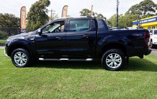 2014 Ford Ranger PX Wildtrak Double Cab Black Mica 6 Speed Sports Automatic Utility.