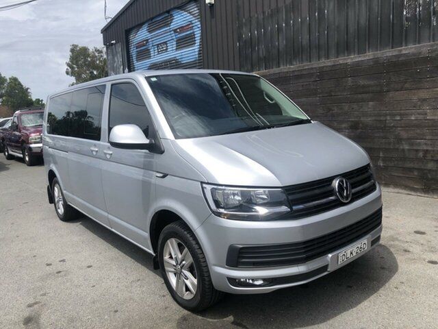 Used Volkswagen Caravelle T6 MY17 TDI340 LWB DSG Labrador, 2016 Volkswagen Caravelle T6 MY17 TDI340 LWB DSG Silver 7 Speed Sports Automatic Dual Clutch Wagon