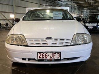 2001 Ford Falcon AU II XL Super Cab White 4 Speed Automatic Cab Chassis