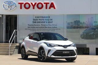 2022 Toyota C-HR NGX50R Koba S-CVT AWD Frosted White - Black Roof 7 Speed Constant Variable Wagon.