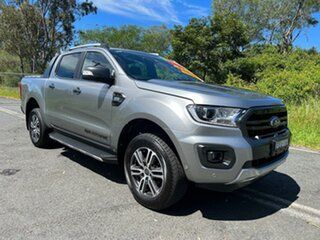 2021 Ford Ranger PX MkIII 2021.75MY Wildtrak Silver 6 Speed Manual Double Cab Pick Up.