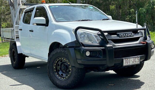 Used Isuzu D-MAX MY17 SX Crew Cab Southport, 2017 Isuzu D-MAX MY17 SX Crew Cab White 6 Speed Sports Automatic Cab Chassis