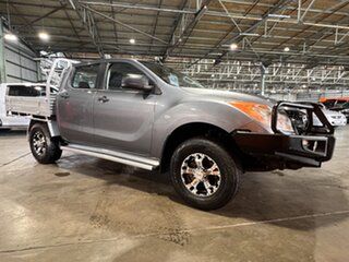 2012 Mazda BT-50 UP0YF1 XT Grey 6 Speed Manual Cab Chassis