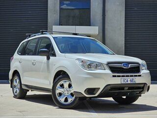 2014 Subaru Forester S4 MY14 2.5i Lineartronic AWD White 6 Speed Constant Variable Wagon