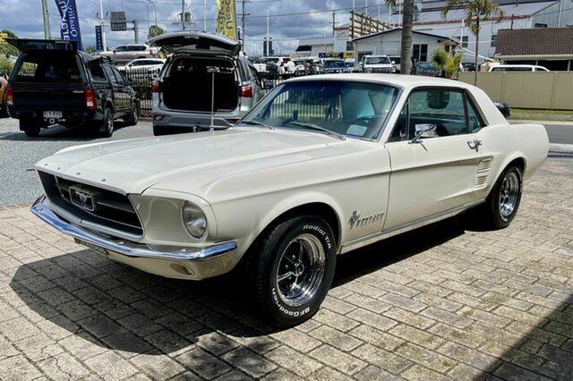 Used Ford Mustang Springwood, 1967 Ford Mustang White 3 Speed Automatic Coupe