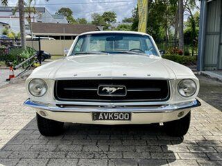 1967 Ford Mustang White 3 Speed Automatic Coupe