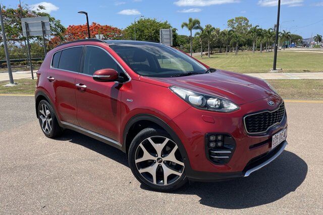 Used Kia Sportage QL MY17 GT-Line AWD Townsville, 2016 Kia Sportage QL MY17 GT-Line AWD Fiery Red 6 Speed Sports Automatic Wagon