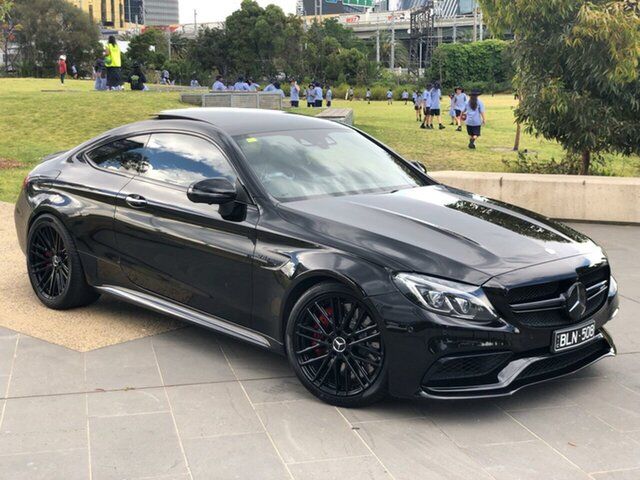 Used Mercedes-Benz C-Class C205 C63 AMG SPEEDSHIFT MCT S South Melbourne, 2016 Mercedes-Benz C-Class C205 C63 AMG SPEEDSHIFT MCT S Black 7 Speed Sports Automatic Coupe
