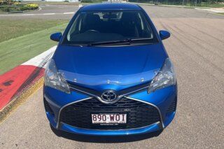 2016 Toyota Yaris NCP130R Ascent Blue 4 Speed Automatic Hatchback