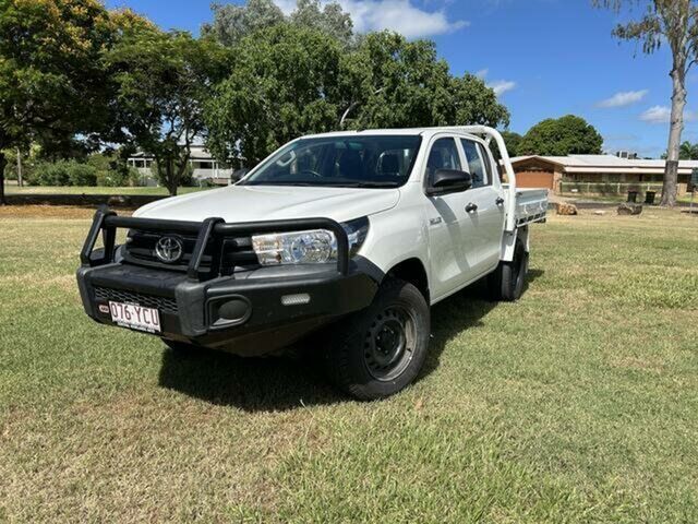 Pre-Owned Toyota Hilux GUN126R SR (4x4) Emerald, 2017 Toyota Hilux GUN126R SR (4x4) White 6 Speed Automatic Dual Cab Chassis