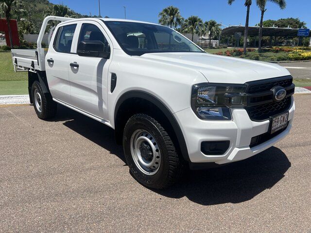 Used Ford Ranger PY 2023.50MY XL Townsville, 2023 Ford Ranger PY 2023.50MY XL Arctic White 6 Speed Sports Automatic Double Cab Chassis