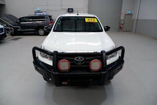 2017 Toyota Hilux GUN126R SR Double Cab White 6 Speed Sports Automatic Utility.