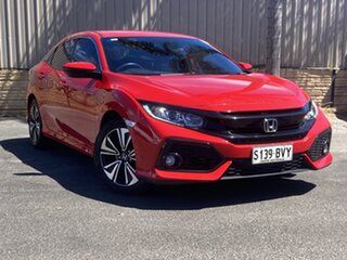2018 Honda Civic MY18 VTi-L Red Continuous Variable Hatchback.