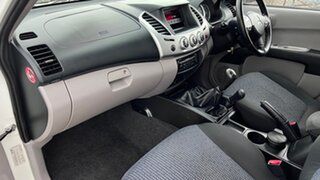2013 Mitsubishi Triton MN MY13 GLX-R (4x4) White 5 Speed Manual 4x4 Double Cab Utility