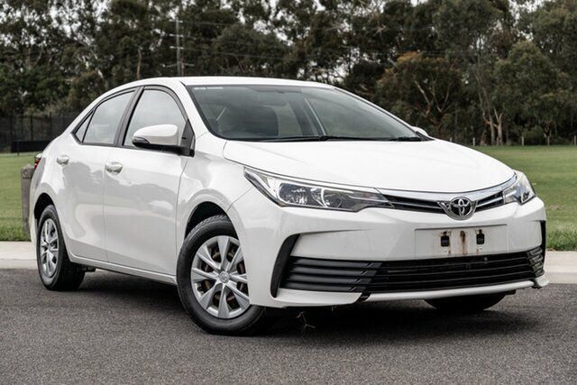 Pre-Owned Toyota Corolla ZRE172R MY17 Ascent Oakleigh, 2017 Toyota Corolla ZRE172R MY17 Ascent Glacier White 7 Speed CVT Auto Sequential Sedan