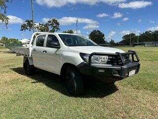 2017 Toyota Hilux GUN126R SR (4x4) White 6 Speed Automatic Dual Cab Chassis
