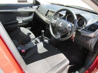 2013 Mitsubishi Lancer CJ MY13 ES Red 5 Speed Manual Sedan