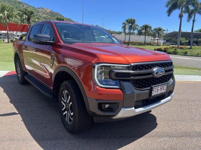 Used Ford Ranger PY 2023.50MY Sport Townsville, 2023 Ford Ranger PY 2023.50MY Sport Sedona Orange 10 Speed Sports Automatic Double Cab Pick Up