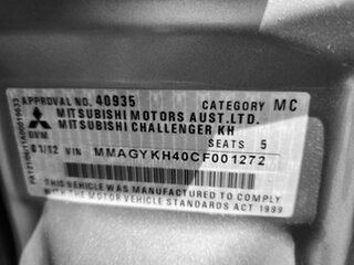 2011 Mitsubishi Challenger PB (KH) MY12 LS 5 Speed Sports Automatic Wagon