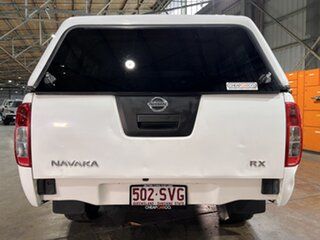 2013 Nissan Navara D40 S7 MY12 RX White 5 Speed Automatic Utility