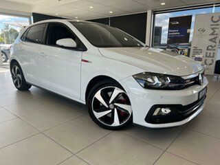 2018 Volkswagen Polo AW MY19 GTI DSG White 6 Speed Sports Automatic Dual Clutch Hatchback.